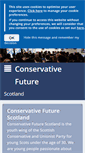 Mobile Screenshot of conservativefuturescotland.org